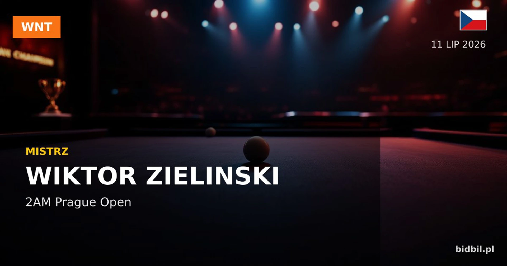 2AM Prague Open 2026: Zieliński mistrzem, Jastrząb wicemistrzem