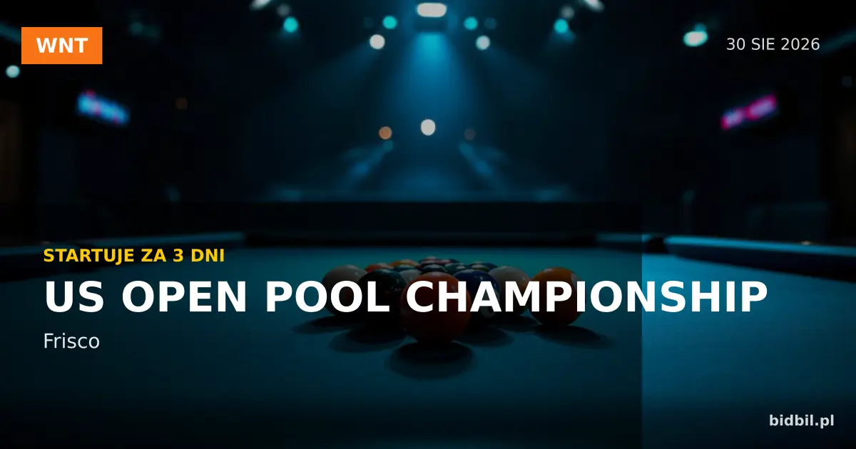 US Open Pool Championship 2026 – start już za 3 dni!