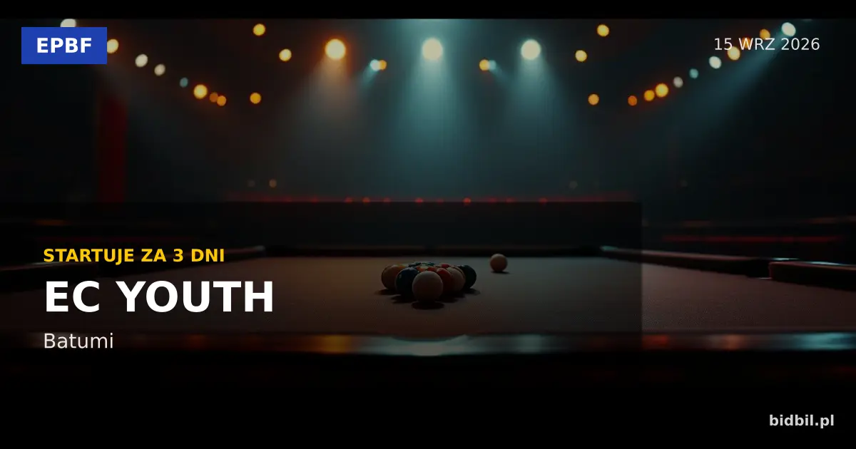 EC Youth w Batumi – zapowiedź turnieju 9-ball