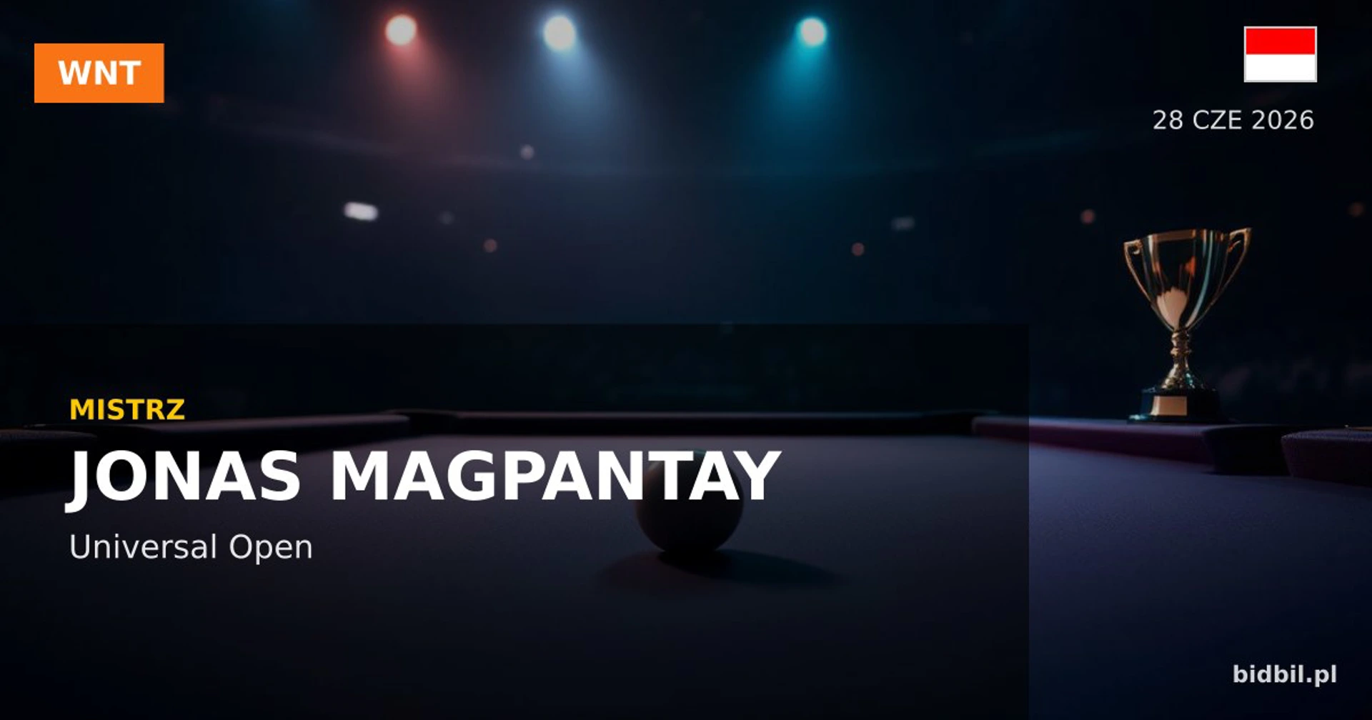 Universal Open 2026: Magpantay triumfuje w Jakarcie