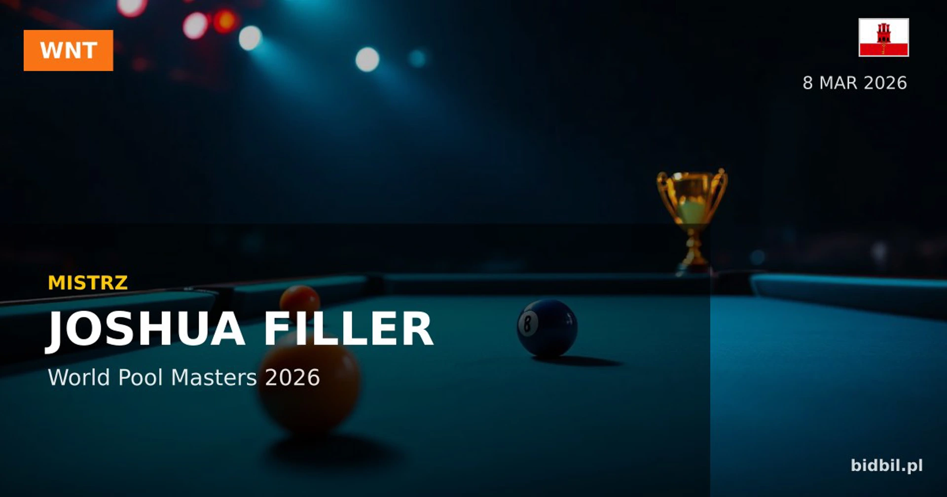 World Pool Masters 2026: Filler mistrzem, Szewczyk wicemistrzem
