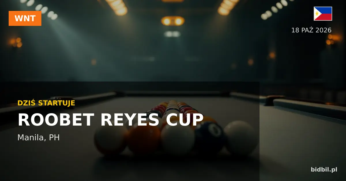 Roobet Reyes Cup 2026 – preview turnieju 9-ball w Manili
