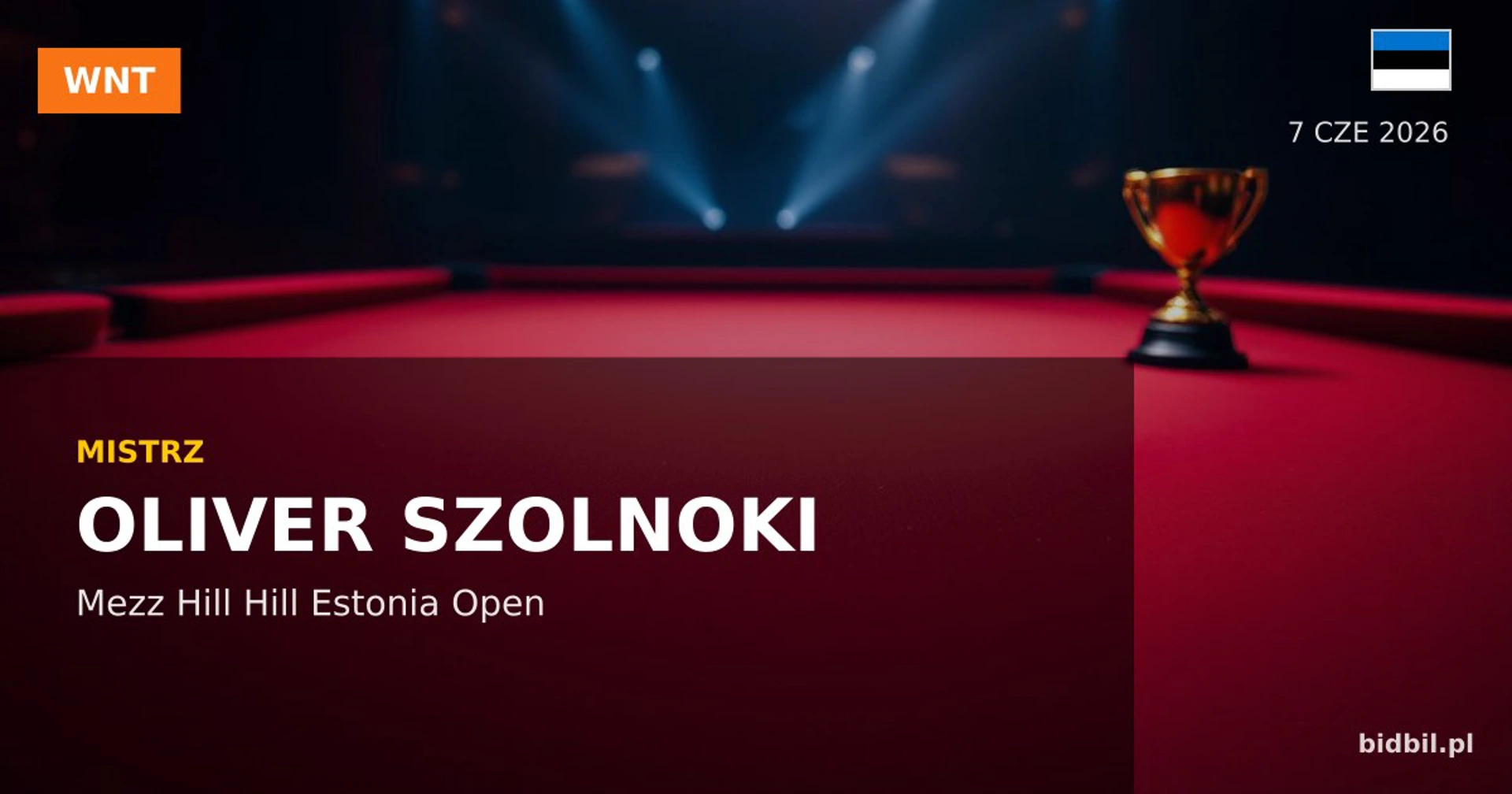 Mezz Hill Hill Estonia Open 2026: Oliver Szolnoki triumfuje w Tallinnie