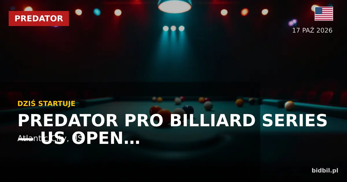 Predator Pro Billiard Series — US Open 2026